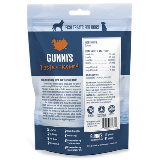 Gunni's Taste of Iceland Salmon Skin Shorties 2oz