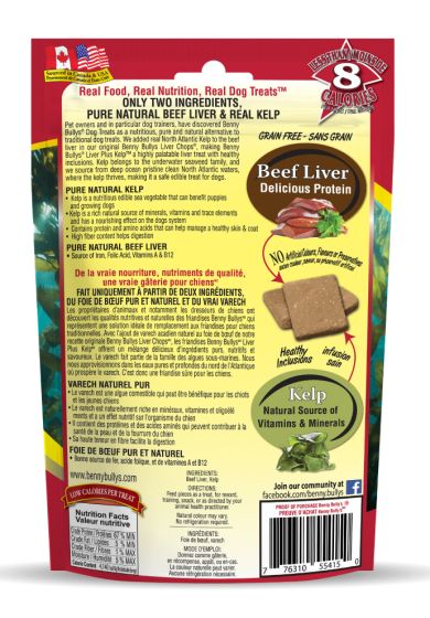 Benny Bully's Liver Plus Kelp Dog 58g
