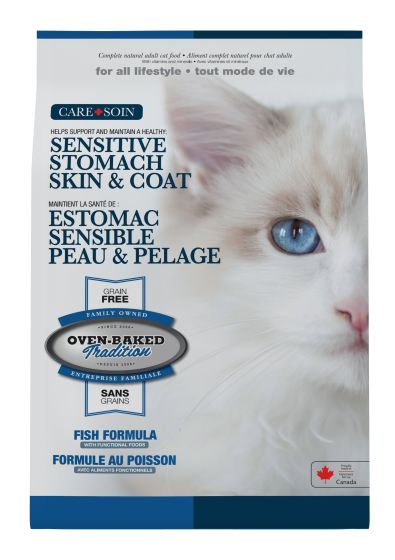 Oven-Baked Tradition Skin & Stomach All Life Style Grain Free Fish Cat 5lb
