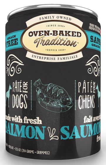 Oven-Baked Tradition Grain Free Salmon Pate Dog 12.5oz