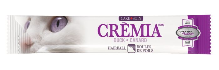 Oven-Baked Tradition Crèmia Lickable Treats Grain-Free Hairball Duck Cat 12pk