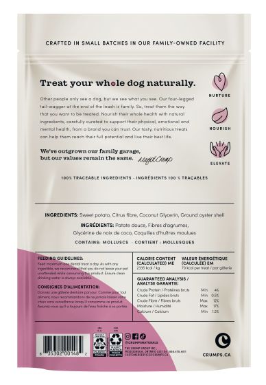 Crumps Plaque Busters Original Dog 10pc 7in