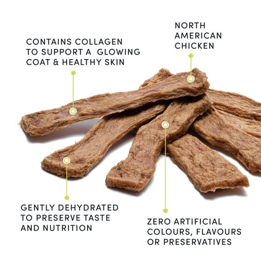 Crumps Chicken Collagen Jerky Treats Dog
