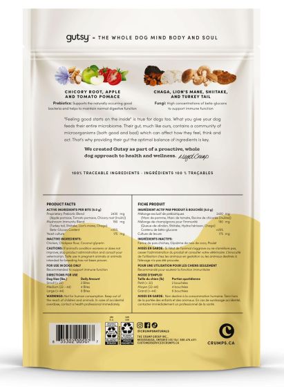 Crumps Gutsy Immune Bites Dog Treats 130g