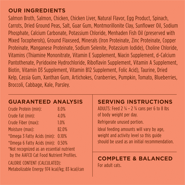 Instinct Flaked Canned Cat Food Salmon Entrée 85g