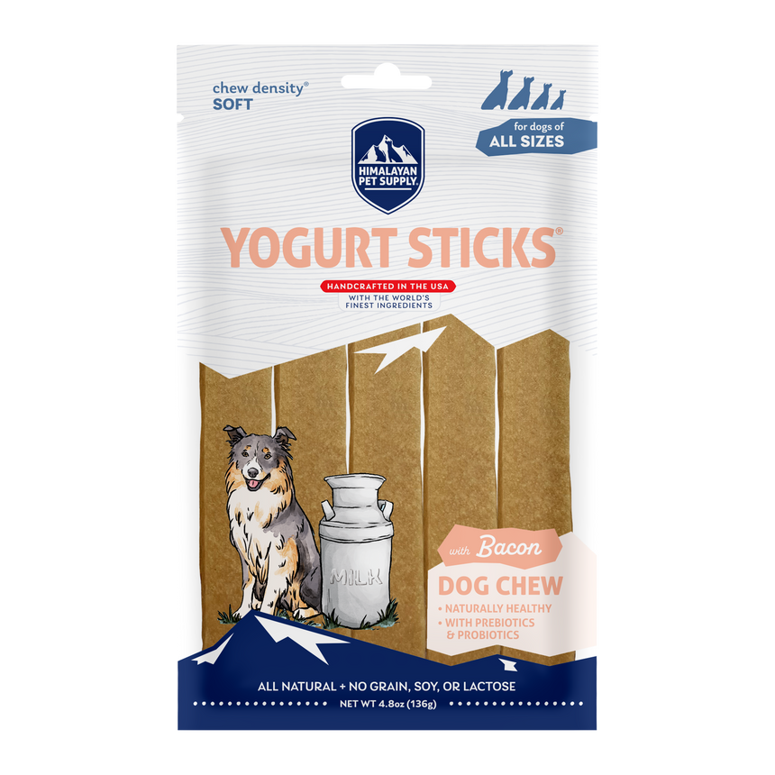 Himalayan Dog Chew Yogurt Stick Bacon Dog Treat
