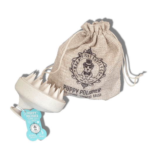 Wag & Bright Puppy Polisher Eco Shampoo Brush Dog