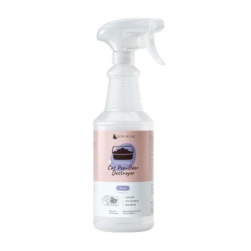 Kin+Kind Cat Pee+Odor Destroyer (Kitty Litter) - Floral 32oz
