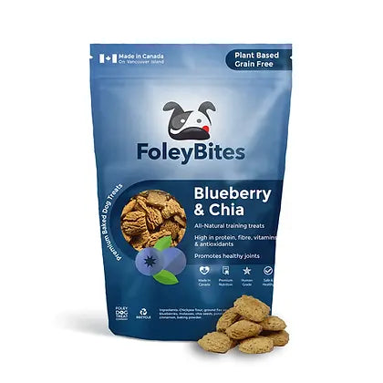 Foley's Bites Blueberry & Chia Dog Treats 400g