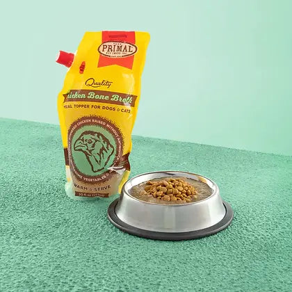 Primal Organic Frozen Bone Broth Chicken Dogs & Cats
