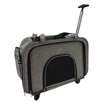 Pet Carrier Aluminum Alloy Double integrated Rod Black