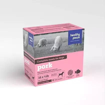 Healthy Paws Canine Complete Dog Pork Dinner 16 x 1/2 lb