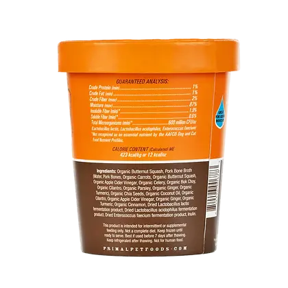 Primal Fresh Frozen Topper Squash Dogs & Cats