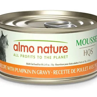 Almo Nature HQS Cat Food - Chicken With Pumpkin In Gravy 70g