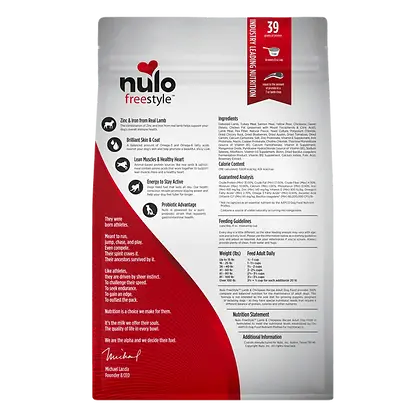 Nulo FreeStyle High-Protein Lamb & Chickpeas Dog 4.5lb