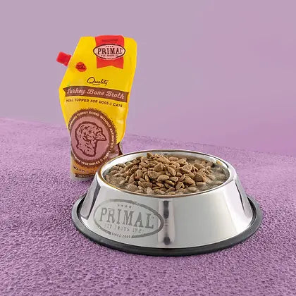 Primal Organic Frozen Bone Broth Turkey Dogs & Cats