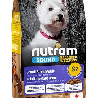 Nutram Sound (S7) Small Breed, Chicken and Brown Rice Dog 4.4lbs