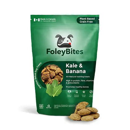 Foley's Bites Kale & Banana Dog Treats 400g