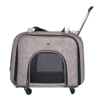Pet Carrier Aluminum Alloy Double integrated Rod Black