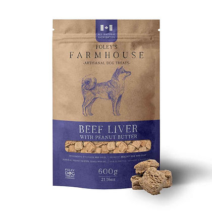 Foley's Beef Liver with Peanut Butter 600g
