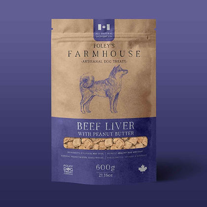 Foley's Beef Liver with Peanut Butter 600g