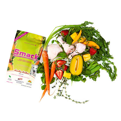 Smack Chunky Chicken Dehydrated Raw Dog 2.5kg