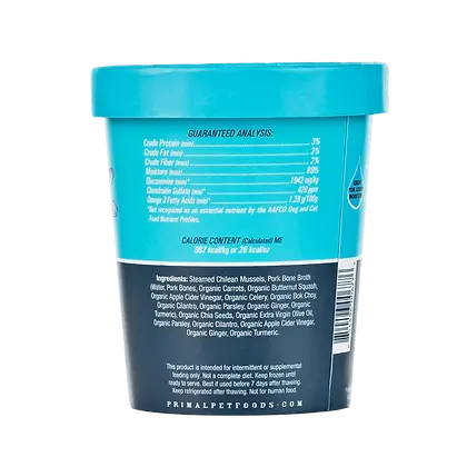 Primal Fresh Frozen Topper Omega Mussels Dogs & Cats