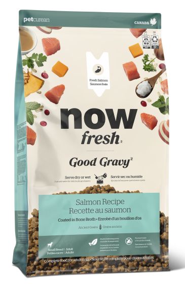 Now Fresh Good Gravy Salmon Recipe Ancient Grains Small Breed Dog 3.5lb