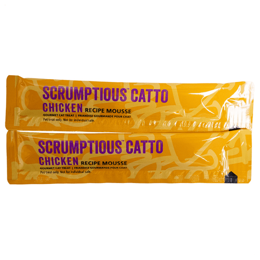 Scrumptious Catto Gourmet Cat Treats - Chicken Recipe 4pk