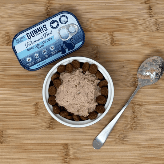 Gunni's Taste of Iceland Arctic Char & Cod Liver Recipe Cat Can 85g