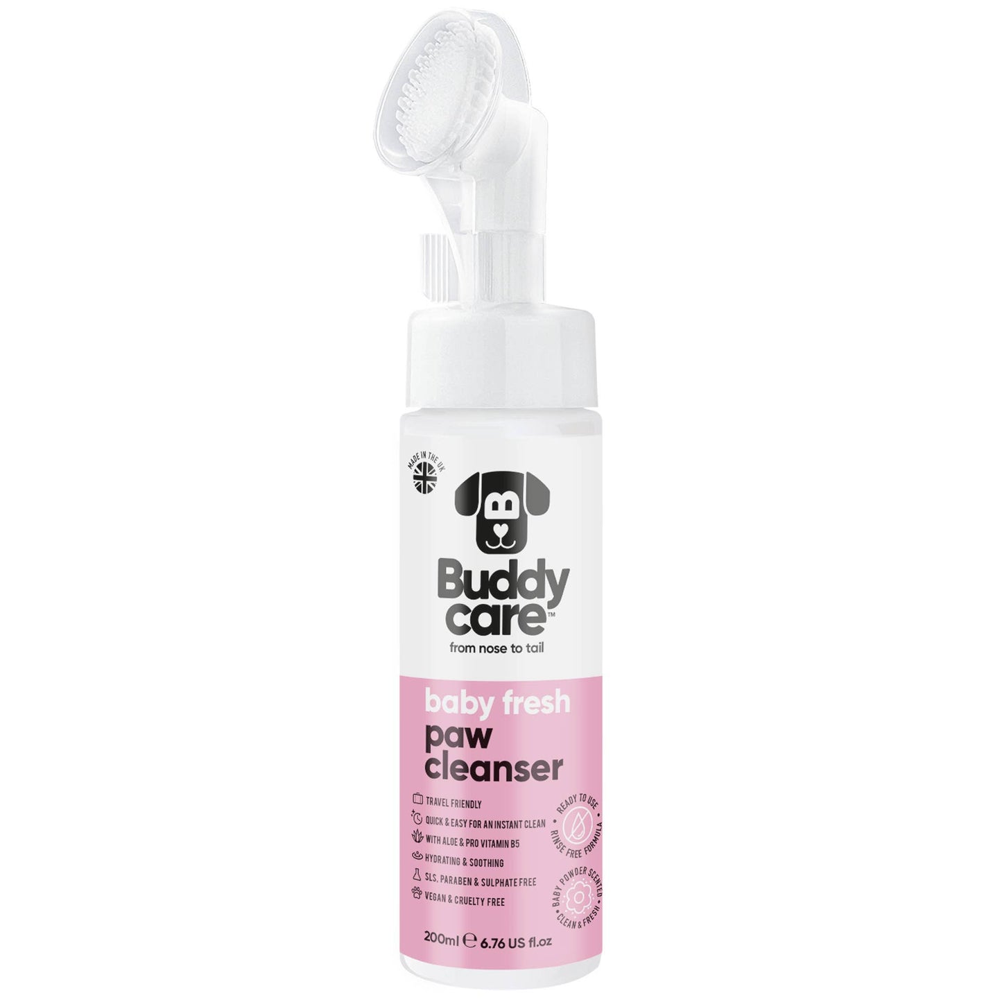Buddycare - Paw Cleanser - Baby Fresh - 6.76 fl oz