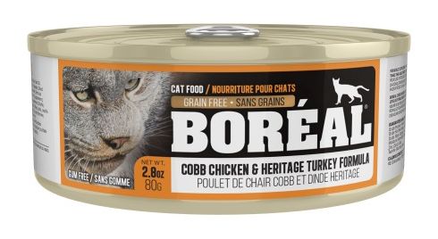 Boreal Cobb Chicken And Heritage Turkey Cat 80g