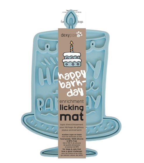 Dexypaws Happy Bark-day Licking Mat