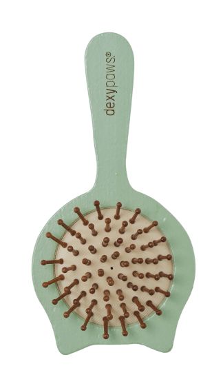 Dexypaws Purrfect Massage Cat Shaped Cushioned Brush