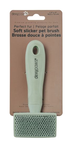 Dexypaws Perfect Fur Soft Slicker Brush