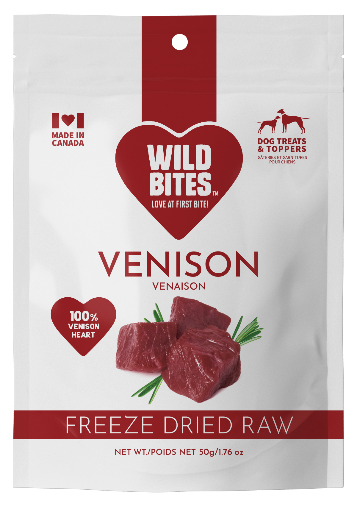 WILD BITES FREEZE DRIED VENISON