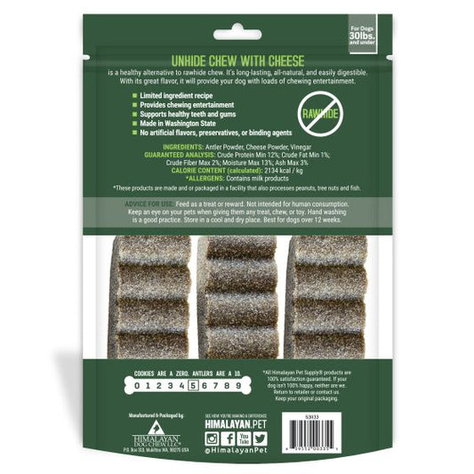 Unhide Rawhide Chew Small Dog 3pk