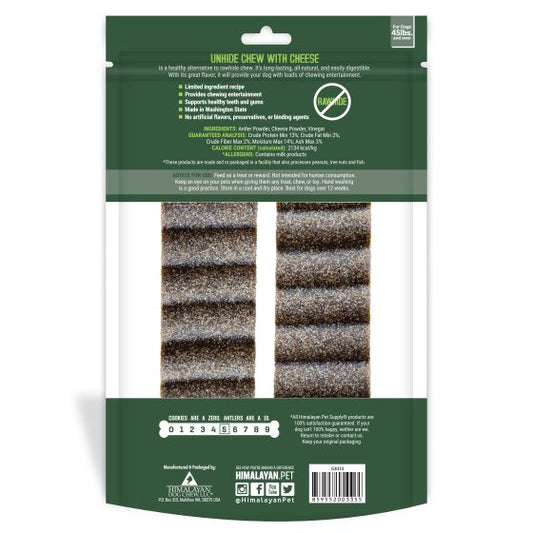 Unhide Rawhide Chew Large Dog 2pk