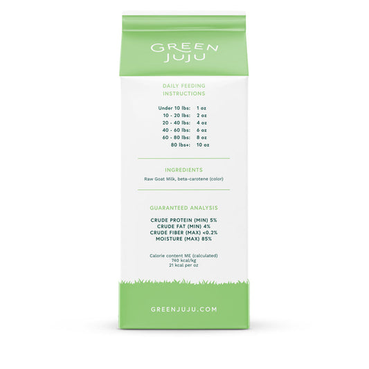 Green Juju Dog/Cat Raw Goat's Milk 454g