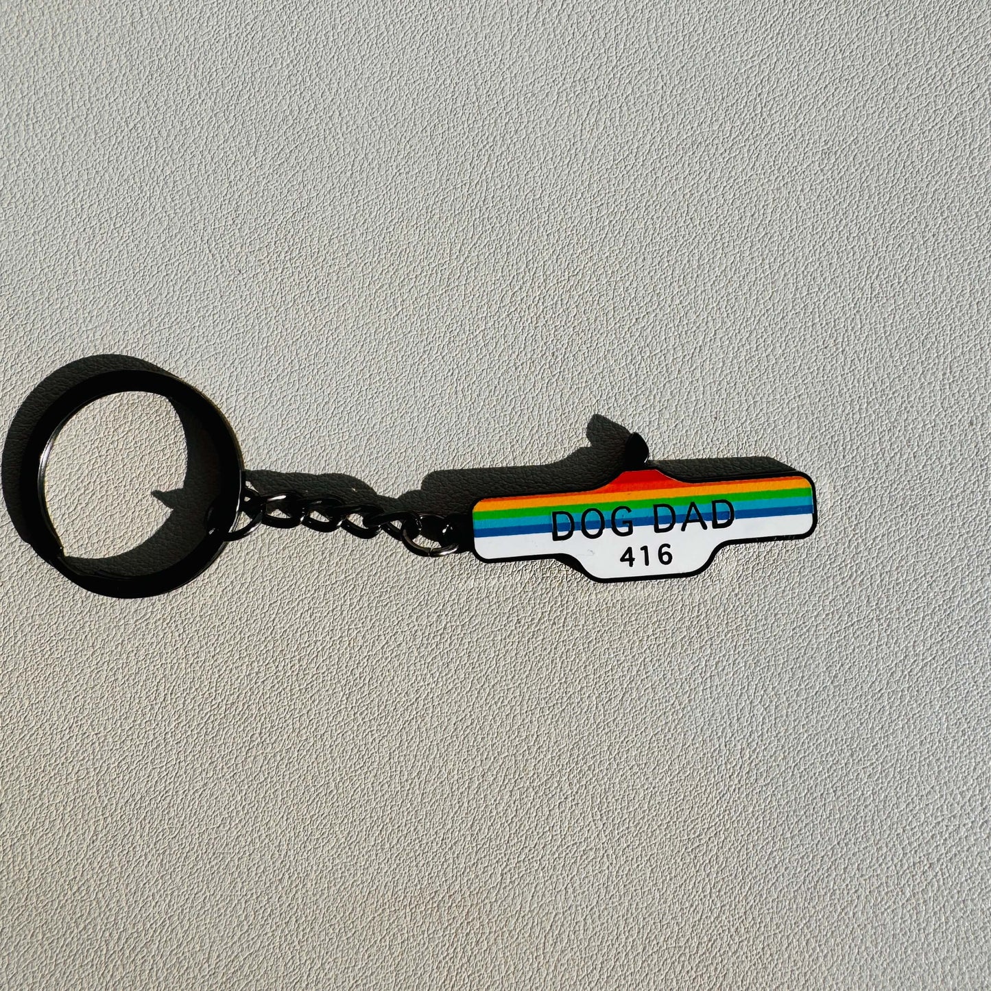 Toronto Dog Mom Pride Toronto Dog Dad Street Sign Key Chain