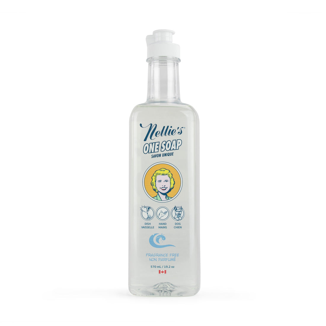 Nellie's One Soap Fragrance Free Dogs 570ml