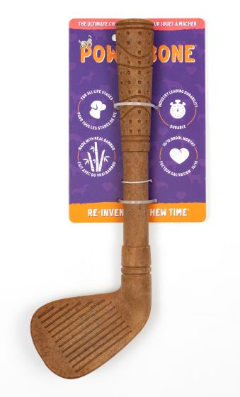 Powerbone Nylon & Bamboo Chew Golf Club 12'' Dogs