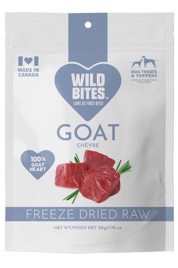 WILD BITES NEW! FREEZE DRIED GOAT