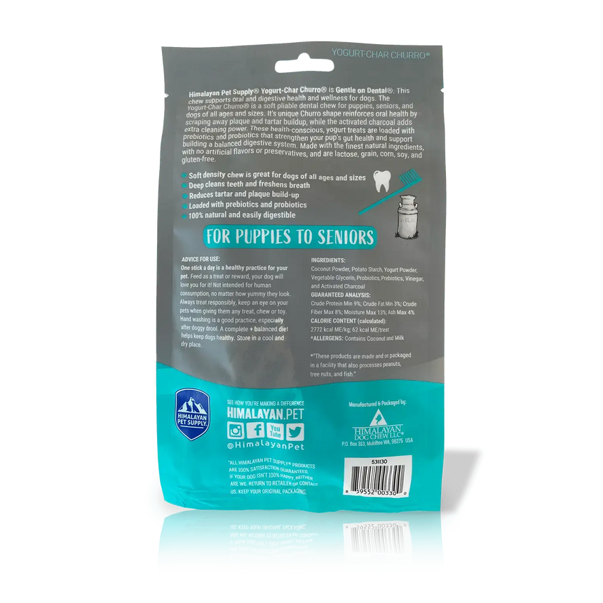 Himalayan Yogurt-Char Churro Dog 3.2oz