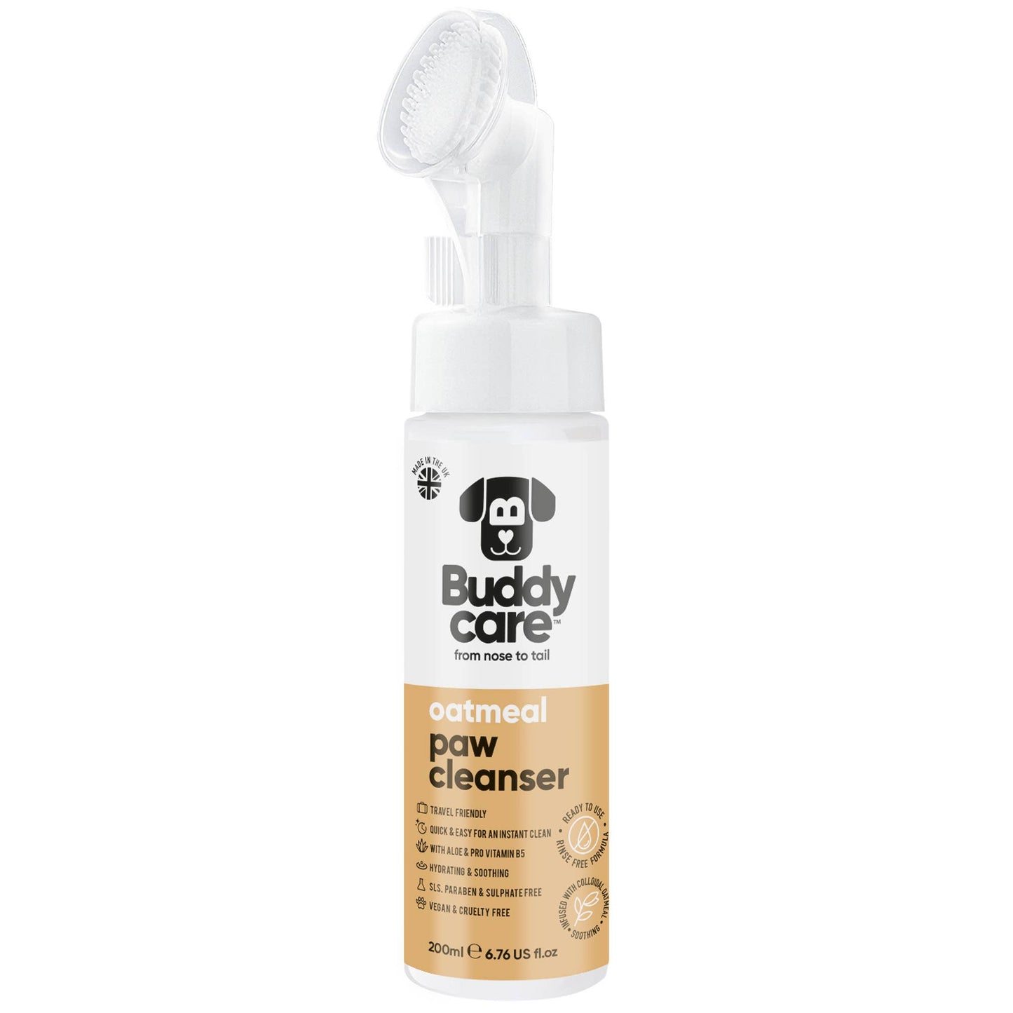 Buddycare - Paw Cleanser - Oatmeal - 6.76 fl oz