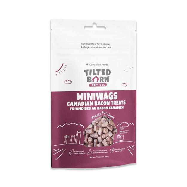 Tilted Barn Canadian Bacon MiniWags Treats 100g
