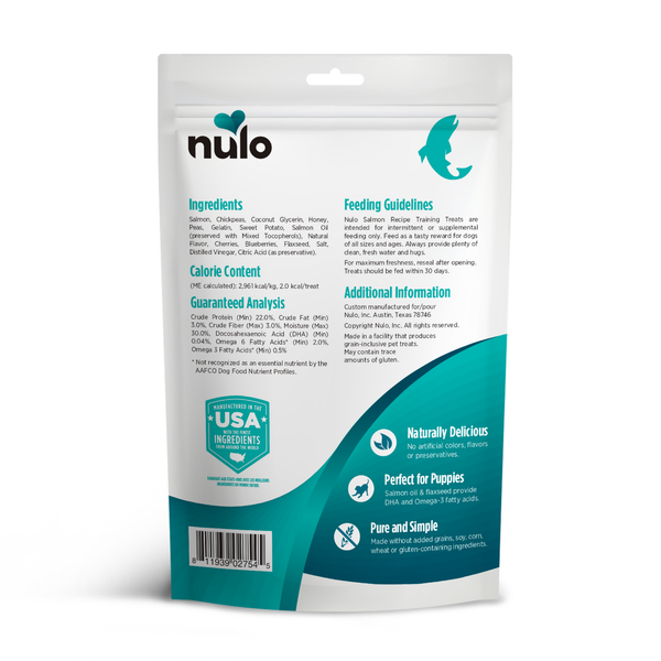 Nulo Training Treats Salmon Recipe 4oz