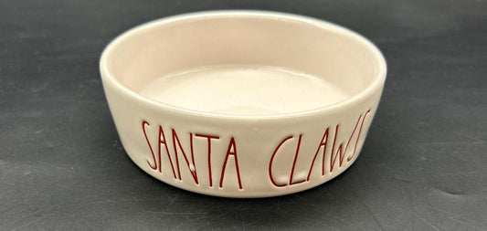 Holiday Rae Dunn 4" Pet Bowls Set Cat 2pk