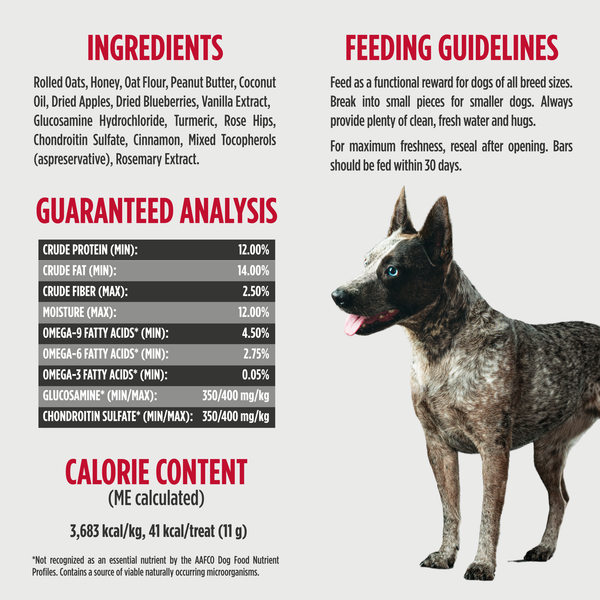 Nulo Mobility Hip & Joint Health Functional Granola Bars For Dogs