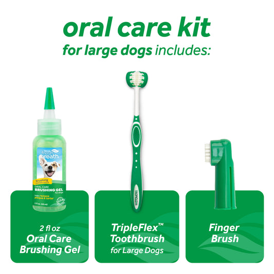 Tropiclean Fresh Breath Oral Care Kit Dog